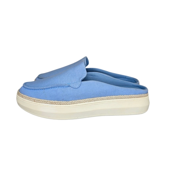 Kim Roger Slip-On Mules Womens Nicole Baby Blue Size 7.5 - Picture 1 of 11